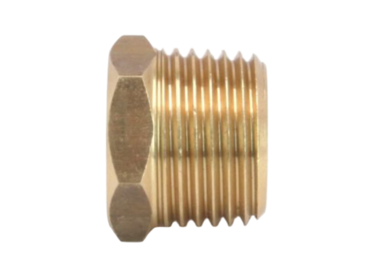 messing verloopstuk luchtkoppeling - 3/8&#039;&#039; naar 1/4&#039;&#039; - verloopnippel - asta