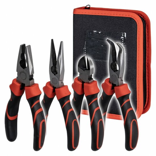 tangenset 4 delig - tang set - tangen - combinatietang - kniptang - kmr