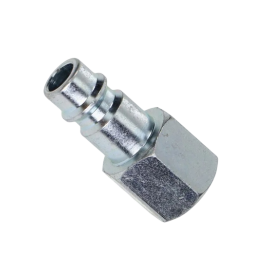 euro insteeknippel - 1/4 duims - inwendig draad - nikkel - vrouwelijk