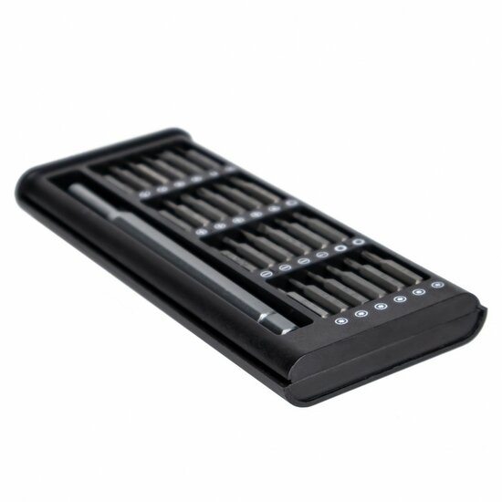 precisie schroevendraaier set - 25 delig - bitset - schoevendraaiers - kmr