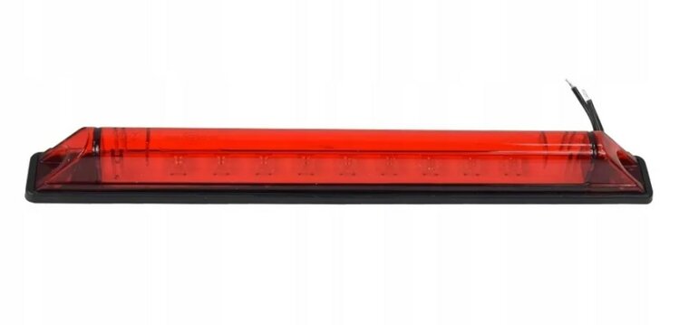 led zijmarkeringslamp universeel rood 9x led - led contourlamp - zij lamp - breedtelamp