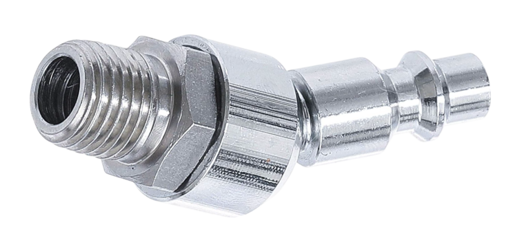 flexibele insteeknippel - 1/4 duims - uitwendig draad - nikkel - mannelijk