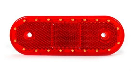 led zijmarkeringslamp universeel rood 20x led - contourlamp - zij lamp - breedtelamp