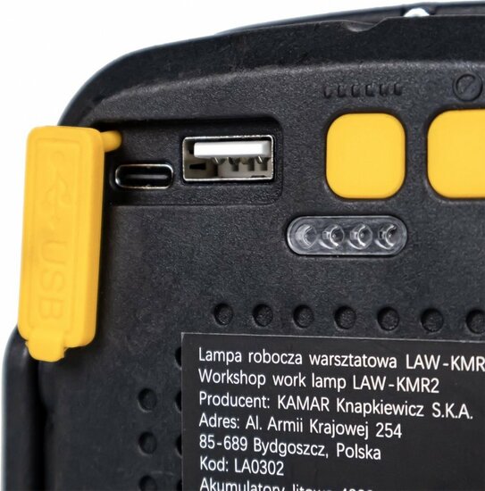 werklamp cob oplaadbaar - 3000 lumen - ledlamp - bouwlamp - kmr