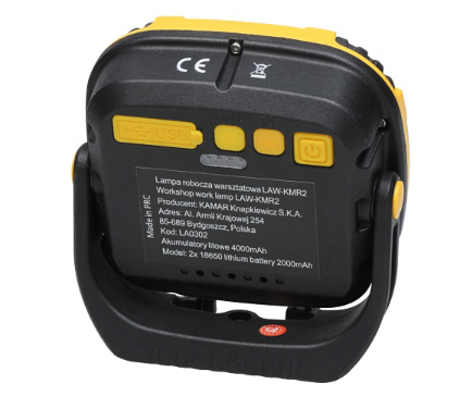 werklamp cob oplaadbaar - 3000 lumen - ledlamp - bouwlamp - kmr
