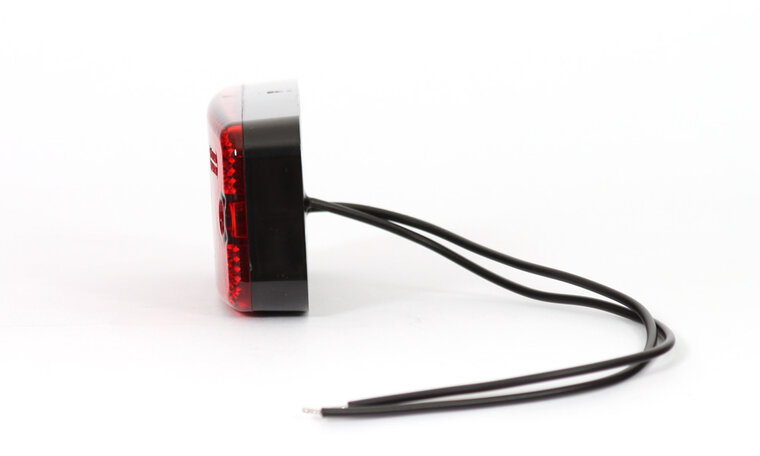 led zijmarkeringslamp universeel rood 1x led - led contourlamp - zijlamp - breedtelamp