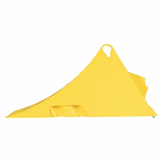 kunststof gele wiel keg - wielkeg - wielkeggen - wielstroppers - bandenstoppers