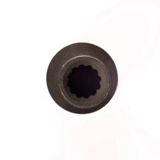 twaalfkant verlengde krachtdop - 8 mm - 1/2 duims aansluiting - slagdop - impact dop - rateldop - asta