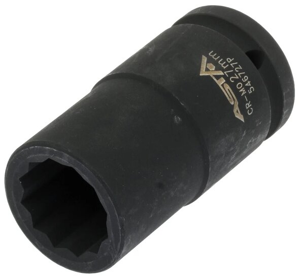 twaalfkant verlengde krachtdop - 27 mm - 3/4 duims aansluiting - slagdop - impact dop - rateldop - asta