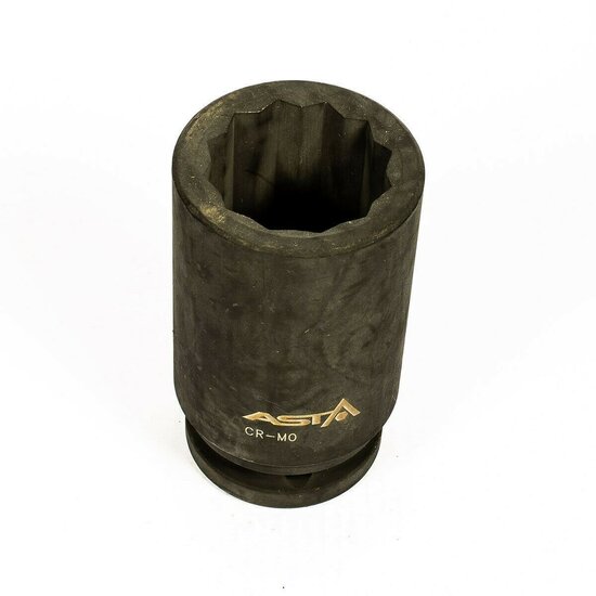 twaalfkant verlengde krachtdop - 30 mm - 3/4 duims aansluiting - slagdop - impact dop - rateldop - asta