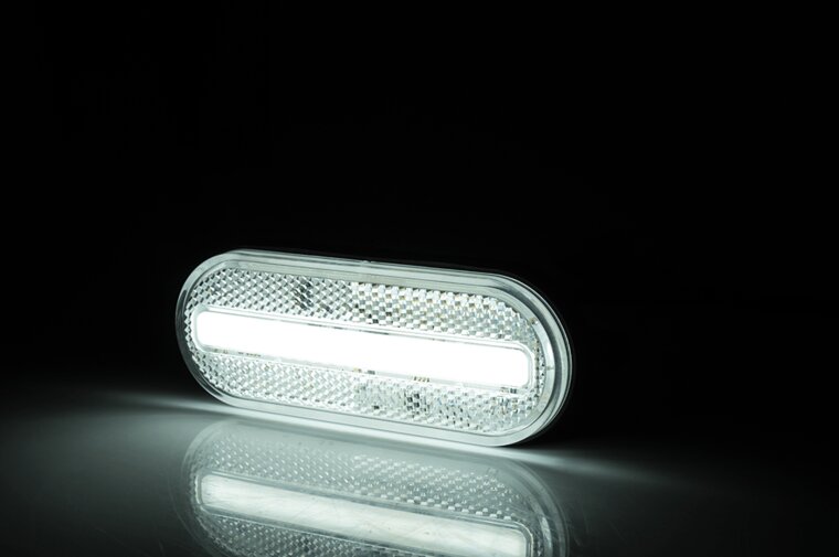 led zijmarkeringslamp universeel wit 12x led - led contourlamp - led zijlamp - breedtelamp