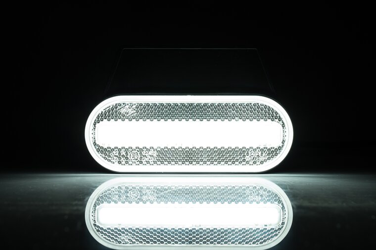 led zijmarkeringslamp universeel wit 12x led - led contourlamp - led zijlamp - breedtelamp