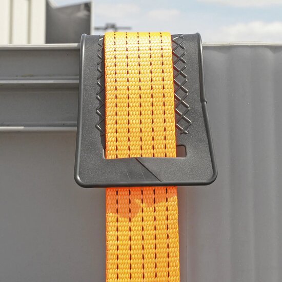 ladingbeschermer voor spanbanden - rubberen mat 290x105 mm - hoekbescherming klein - beschermrubber voor spanband&nbsp;