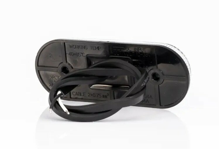 led zijmarkeringslamp universeel wit 4x led - contourlamp - zijlamp - led breedtelamp