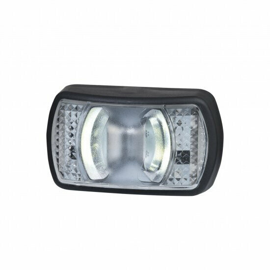 led zijmarkeringslamp universeel wit 4x led - led contourlamp - zijlamp - led breedtelamp