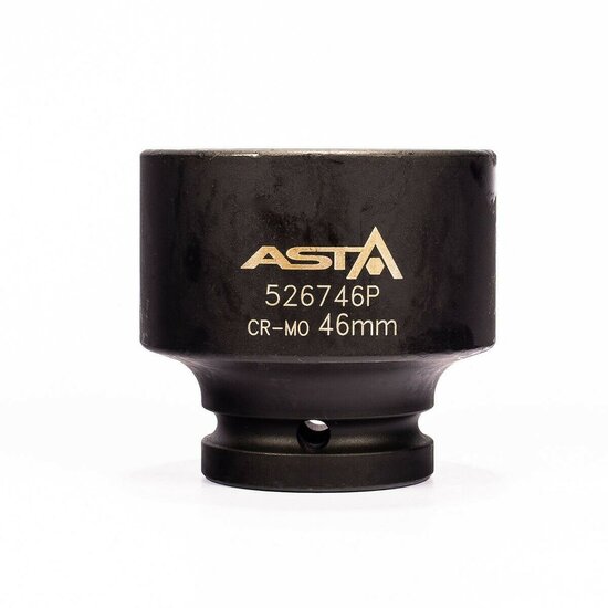 twaalfkant krachtdop - 46 mm - 3/4 duims aansluiting - slagdop - impact dop - rateldop - asta