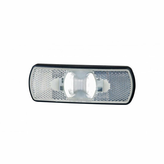 led zijmarkeringslamp universeel wit 4x led - led contourlamp - zijlamp - breedtelamp