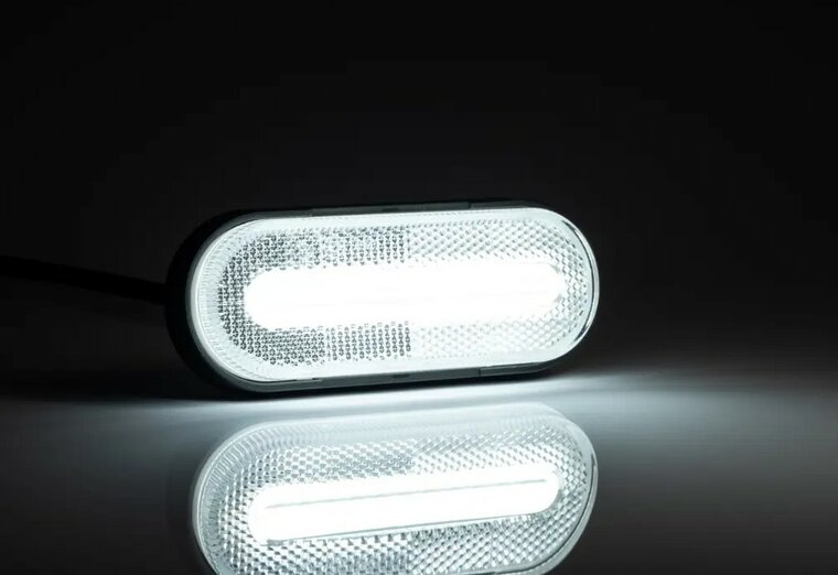 led zijmarkeringslamp universeel wit 1x ledstrip - contourlamp - zij lamp - breedtelamp