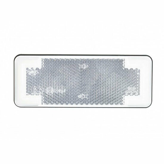 led zijmarkeringslamp inclusief houder universeel wit 2x led - contourlamp - zij lamp - breedtelamp