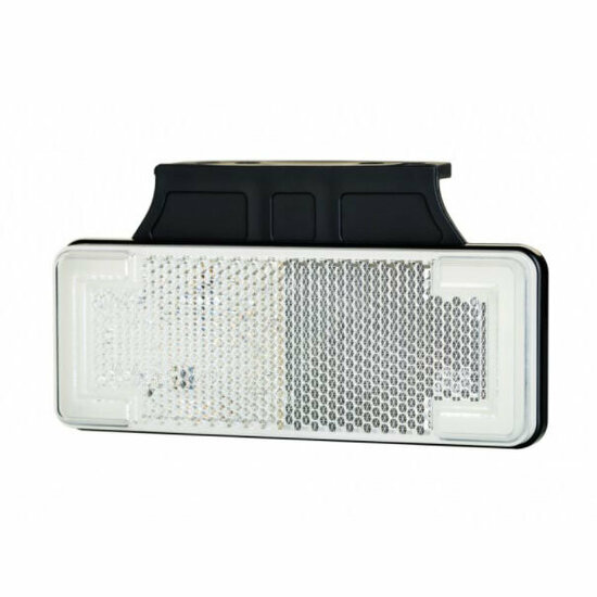 led zijmarkeringslamp inclusief houder universeel wit 2x led - contourlamp - zij lamp - breedtelamp