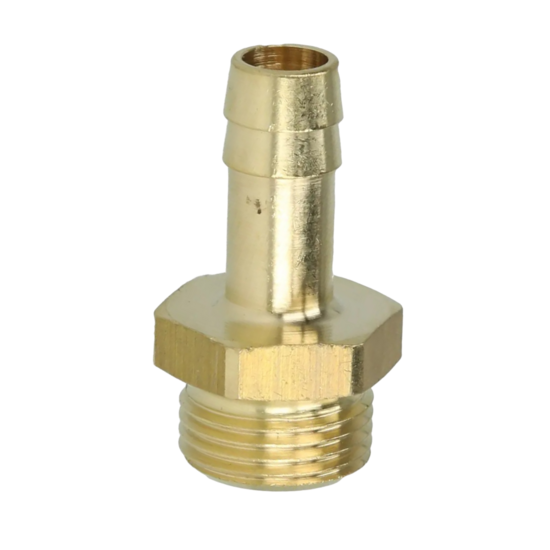 slangpilaar tule - 6mm - 1/4 duims - uitwendig draad - slang pilaar - mannelijk