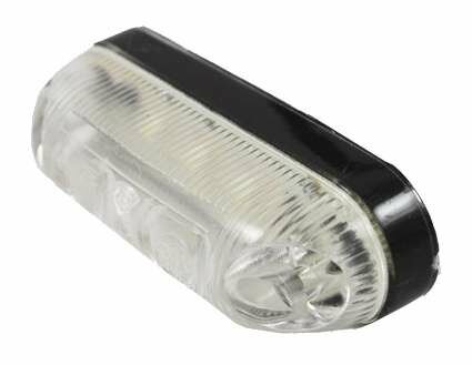 led zijmarkeringslamp universeel wit 3x led - contourlamp - zij lamp - led breedtelamp