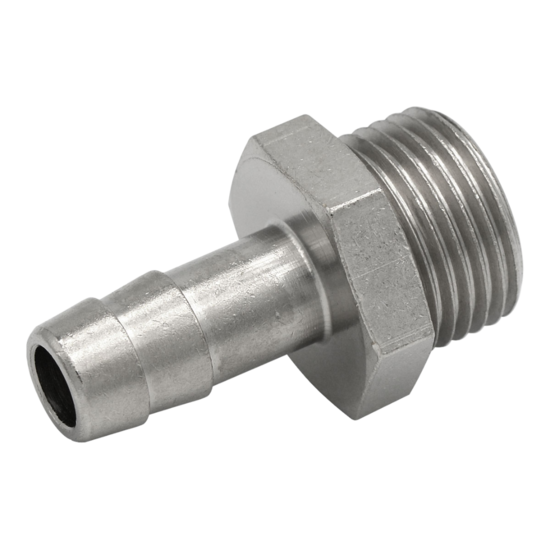 slangpilaar tule - 6mm - 3/8 duims - uitwendig draad - slang pilaar - mannelijk