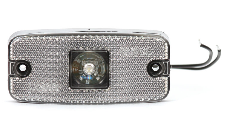 led zijmarkeringslamp universeel wit 1x led - contourlamp - zij lamp - breedtelamp - was