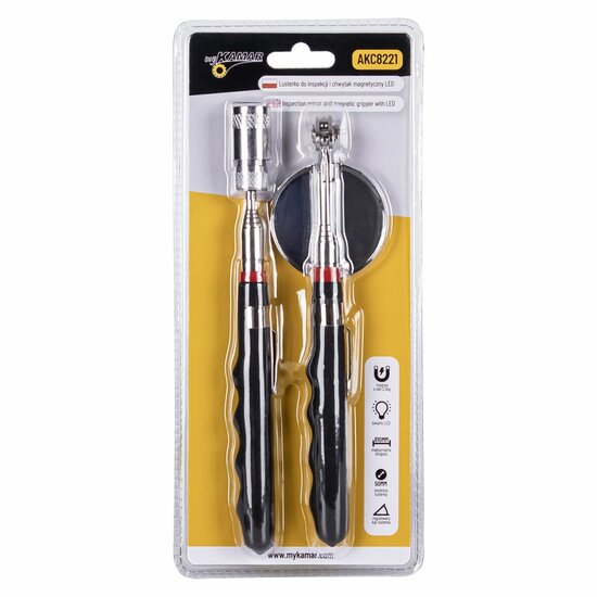 inspectie gereedschap set - spiegel telescoop - inspectie tool set - pick up tool - kmr
