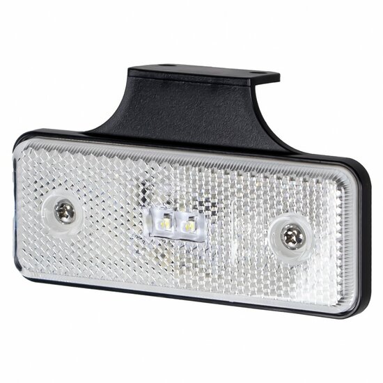led zijmarkeringslamp universeel wit 2x led - contourlamp - zij lamp - led breedtelamp