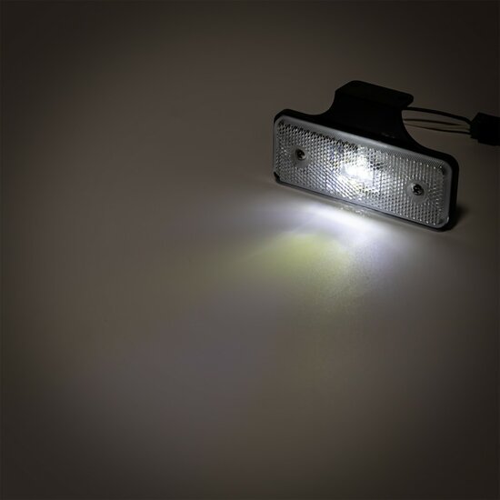 led zijmarkeringslamp universeel wit 2x led - contourlamp - zij lamp - led breedtelamp