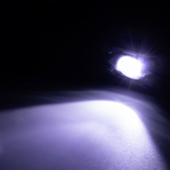 oplaadbare hoofdlamp 100 lumen - ledlamp - koplamp - bouwlamp - kmr