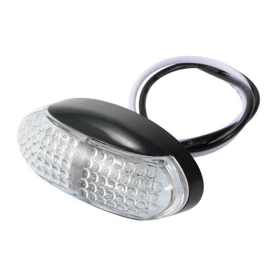 led zijmarkeringslamp universeel wit 4x led - led contourlamp - zij lamp - led breedtelamp
