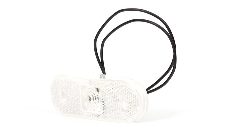 led zijmarkeringslamp universeel wit 1x led - led contourlamp - zij lamp - breedtelamp - was