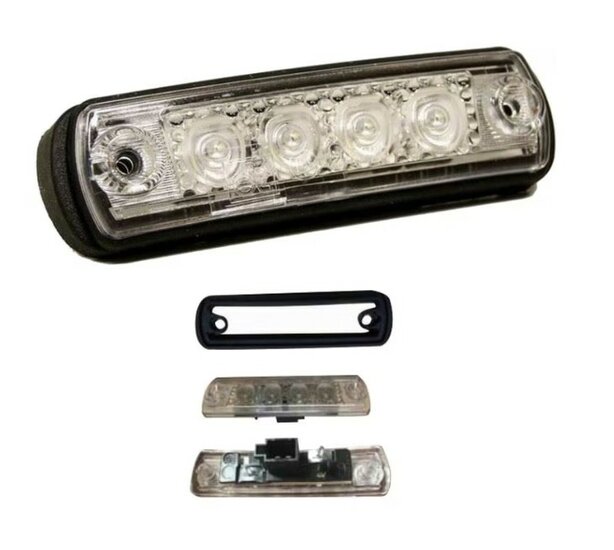 led zijmarkeringslamp universeel wit 4x led - led contourlamp - led zijlamp - breedtelamp
