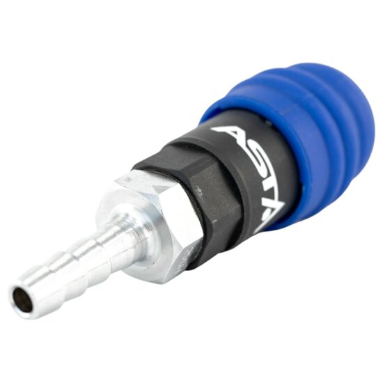 euroline veiligheidssnelkoppeling met slangtule - 9mm - snelkoppeling - asta