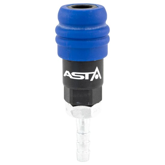 euroline veiligheidssnelkoppeling met slangtule - 9mm - snelkoppeling - asta