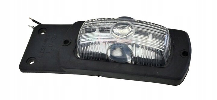 zijmarkeringslamp universeel wit 12/24 volt - zijlamp - contourlamp - breedtelamp