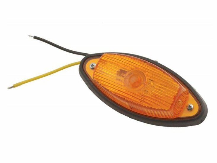 zijmarkeringslamp universeel oranje 12/24 volt - contourlamp - zij lamp - breedtelamp