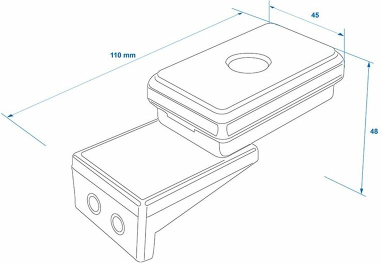 zijmarkeringslamp universeel oranje 12/24 volt - contourlamp - zijlicht - breedtelamp