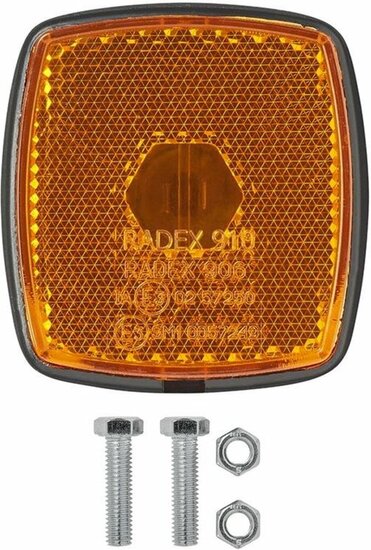 zijmarkeringslamp universeel oranje 12/24v - contourlamp - breedtelamp - zij lamp