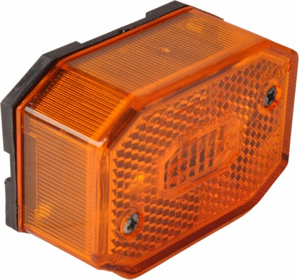 zijmarkeringslamp universeel oranje 12/24 volt - contourlamp - zij lamp - breedtelamp - asp&ouml;ck