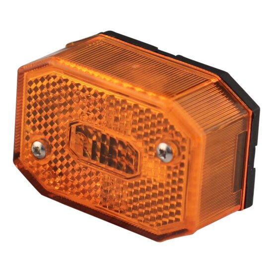 zijmarkeringslamp universeel oranje 12/24 volt - contourlamp - zij lamp - breedtelamp - asp&ouml;ck