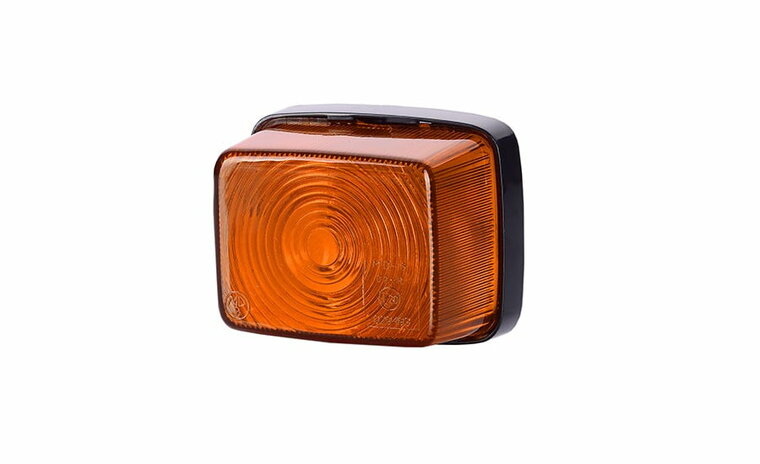 zijmarkeringslamp universeel oranje 12/24 volt - contourlamp - breedtelamp - zij lamp