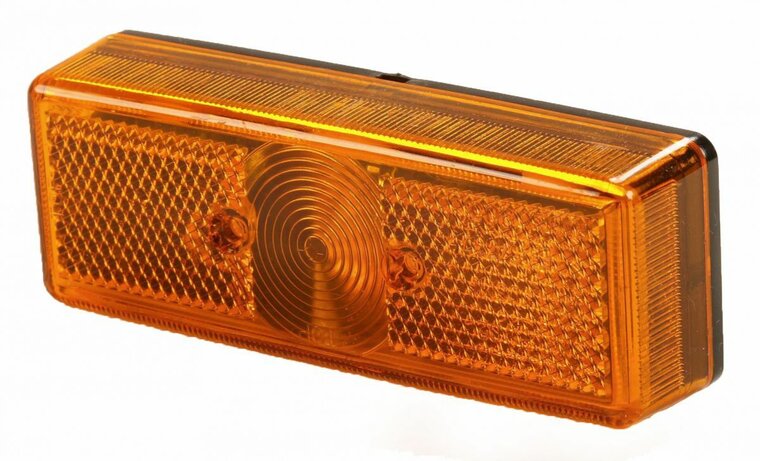 zijmarkeringslamp universeel oranje 12/24 volt - zijlamp - contourlamp - breedtelamp