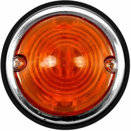 zijmarkeringslamp universeel oranje 2 stuks 12/24 volt - contourlamp - zij lamp - breedtelamp