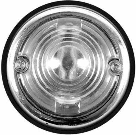 zijmarkeringslamp universeel 2 stuks wit 12/24 volt - contourlamp - zij lamp - breedtelamp