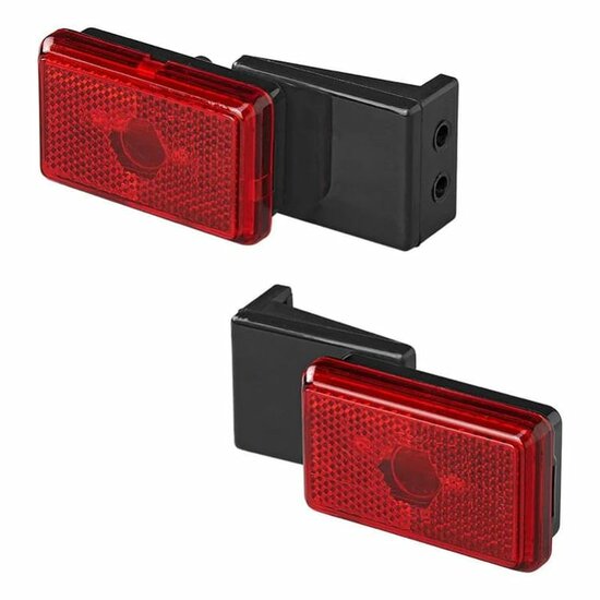 zijmarkeringslamp universeel rood 12/24 volt - contourlamp - breedtelamp - zij lamp