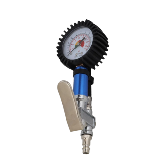 bandenpomp - bandenspanningsmeter - 1/4 duims aansluiting - luchtpomp - zelfklemmend