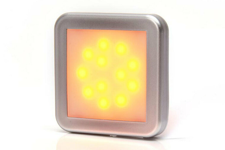 led zijmarkeringslamp universeel oranje 12/24 volt - contourlamp - zij lamp - breedtelamp